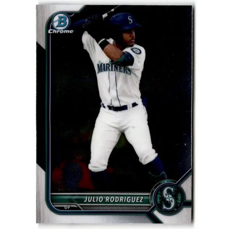 2022 Bowman Chrome Prospects #BCP-45 Julio Rodriguez NM-MT Seattle Mariners Baseball Card - Baseball Card Single