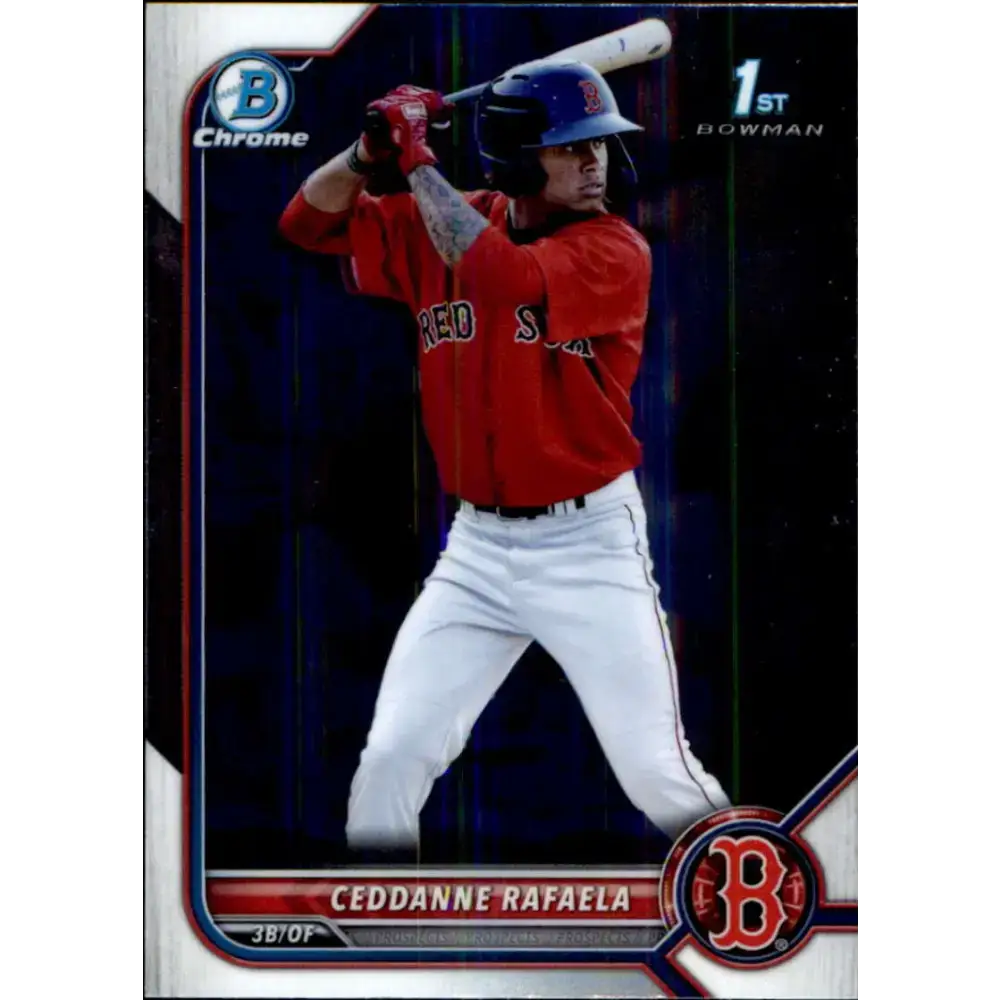 2022 Bowman Chrome Prospects #BCP-61 Ceddanne Rafaela NM-MT Boston Red Sox Baseball Card - Baseball Card Single