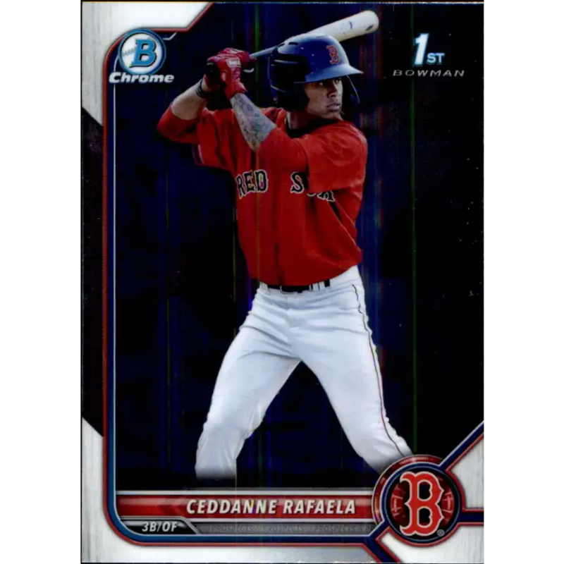 2022 Bowman Chrome Prospects #BCP-61 Ceddanne Rafaela NM-MT Boston Red Sox Baseball Card - Baseball Card Single