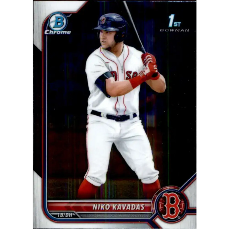 2022 Bowman Chrome Prospects #BCP-68 Niko Kavadas NM-MT Boston Red Sox Baseball Card - Baseball Card Single