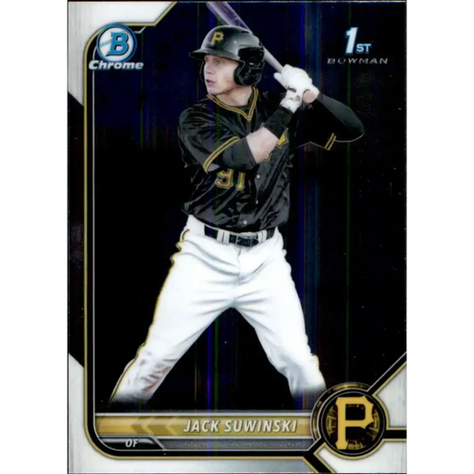 2022 Bowman Chrome Prospects #BCP-84 Jack Suwinski NM-MT Pittsburgh Pirates Baseball Card - Baseball Card Single