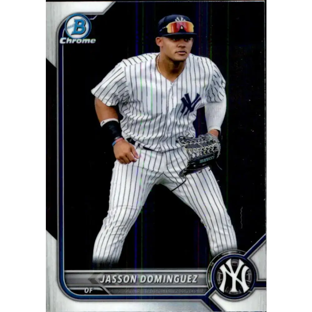 2022 Bowman Chrome Prospects #BCP-98 Jasson Dominguez NM-MT New York Yankees Baseball Card - Baseball Card Single