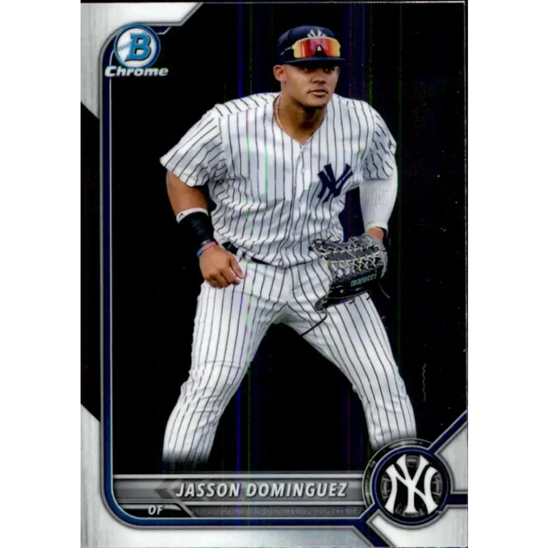 2022 Bowman Chrome Prospects #BCP-98 Jasson Dominguez NM-MT New York Yankees Baseball Card - Baseball Card Single