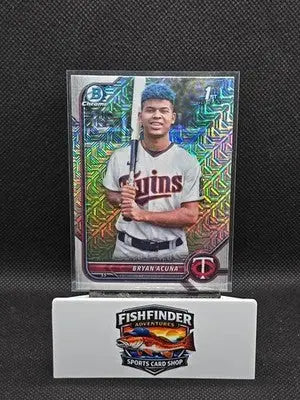 2022 Bowman Chrome - Prospects Bryan Acuna #BCP-151 Mojo Refractor (RC) - Baseball Card Single
