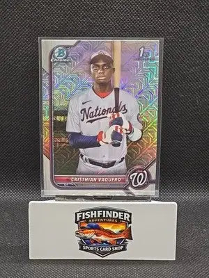 2022 Bowman Chrome - Prospects Cristhian Vaquero #BCP-157 Mojo Refractor (RC) - Baseball Card Single