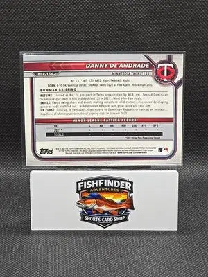 2022 Bowman Chrome - Prospects Danny De Andrade #BCP-156 Mojo Refractor (RC) - Baseball Card Single