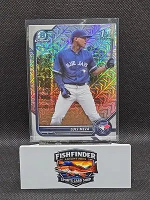 2022 Bowman Chrome - Prospects Luis Meza #BCP-209 Mojo Refractor (RC) - Baseball Card Single