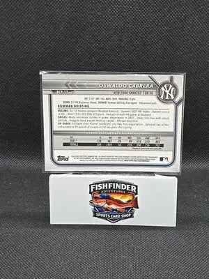 2022 Bowman - Chrome Prospects Oswaldo Cabrera #BCP-17 Mojo Refractor (RC) - Baseball Card Single