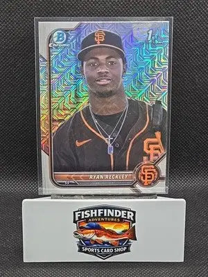 2022 Bowman Chrome - Prospects Ryan Reckley #BCP-163 Mojo Refractor (RC) - Baseball Card Single