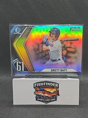 2022 Bowman - Chrome Bowman Scouts Top 100 Brett Baty #BTP-61 (RC) - Baseball Card Single