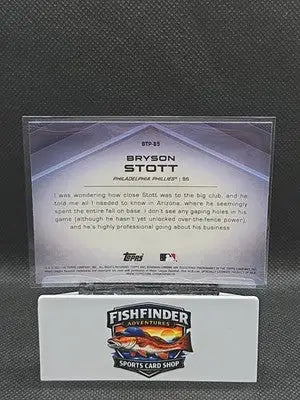 2022 Bowman - Chrome Bowman Scouts Top 100 Bryson Stott #BTP-85 (RC) - Baseball Card Single
