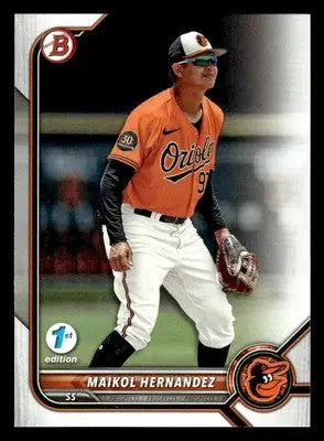 2022 Bowman Draft 1st Edition #BD-106 Maikol Hernandez - Baseball Card Single