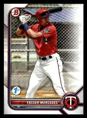 2022 Bowman Draft 1st Edition #BD-11 Yasser Mercedes - Baseball Card Single