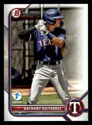 2022 Bowman Draft 1st Edition #BD-110 Anthony Gutierrez - Baseball Card Single