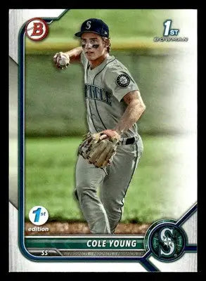 2022 Bowman Draft 1st Edition #BD-112 Cole Young - Baseball Card Single