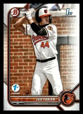 2022 Bowman Draft 1st Edition #BD-114 Jud Fabian - Baseball Card Single
