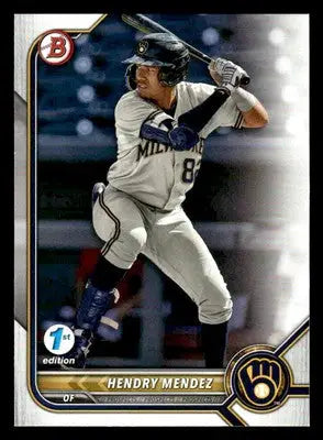 2022 Bowman Draft 1st Edition #BD-116 Hendry Mendez - Baseball Card Single