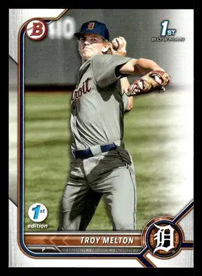 2022 Bowman Draft 1st Edition #BD-118 Troy Melton - Baseball Card Single