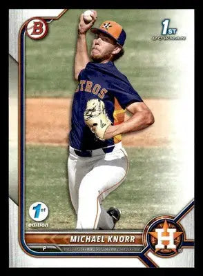 2022 Bowman Draft 1st Edition #BD-120 Michael Knorr - Baseball Card Single