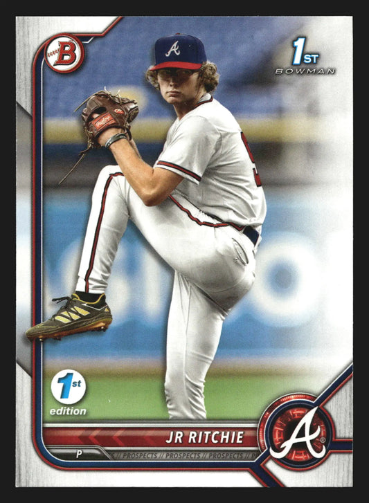 2022 Bowman Draft 1st Edition #BD-126 JR Ritchie Atlanta Braves - Baseball Card Single