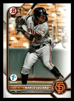 2022 Bowman Draft 1st Edition #BD-129 Marco Luciano - Baseball Card Single