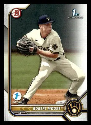 2022 Bowman Draft 1st Edition #BD-131 Robert Moore - Baseball Card Single