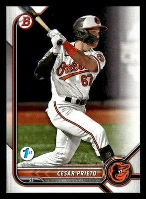 2022 Bowman Draft 1st Edition #BD-133 Cesar Prieto - Baseball Card Single