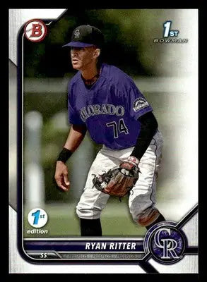 2022 Bowman Draft 1st Edition #BD-136 Ryan Ritter - Baseball Card Single