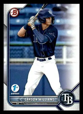 2022 Bowman Draft 1st Edition #BD-14 Carson Williams - Baseball Card Single
