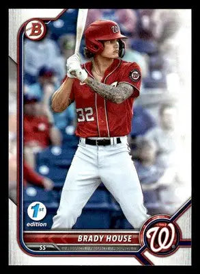 2022 Bowman Draft 1st Edition #BD-144 Brady House - Baseball Card Single