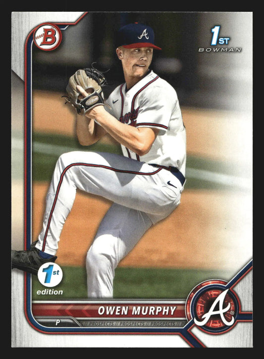2022 Bowman Draft 1st Edition #BD-145 Owen Murphy Braves - Baseball Card Single