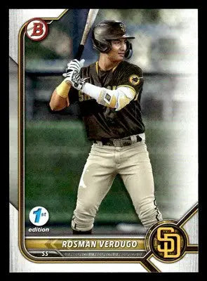 2022 Bowman Draft 1st Edition #BD-161 Rosman Verdugo - Baseball Card Single