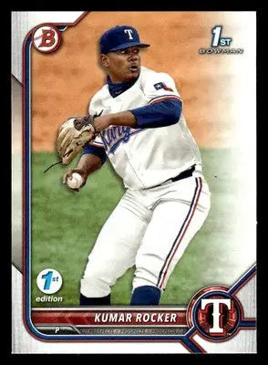 2022 Bowman Draft 1st Edition #BD-164 Kumar Rocker - Baseball Card Single