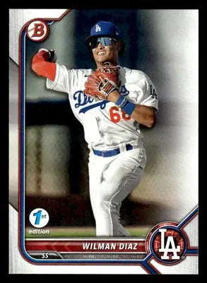 2022 Bowman Draft 1st Edition #BD-167 Wilman Diaz - Baseball Card Single