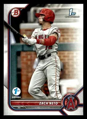 2022 Bowman Draft 1st Edition #BD-18 Zach Neto - Baseball Card Single
