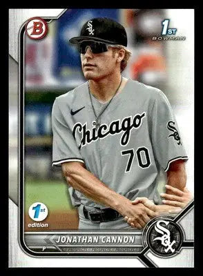 2022 Bowman Draft 1st Edition #BD-180 Jonathan Cannon - Baseball Card Single