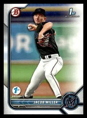 2022 Bowman Draft 1st Edition #BD-195 Jacob Miller - Baseball Card Single