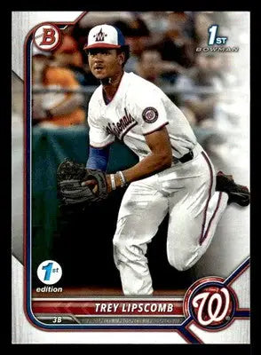 2022 Bowman Draft 1st Edition #BD-197 Trey Lipscomb - Baseball Card Single