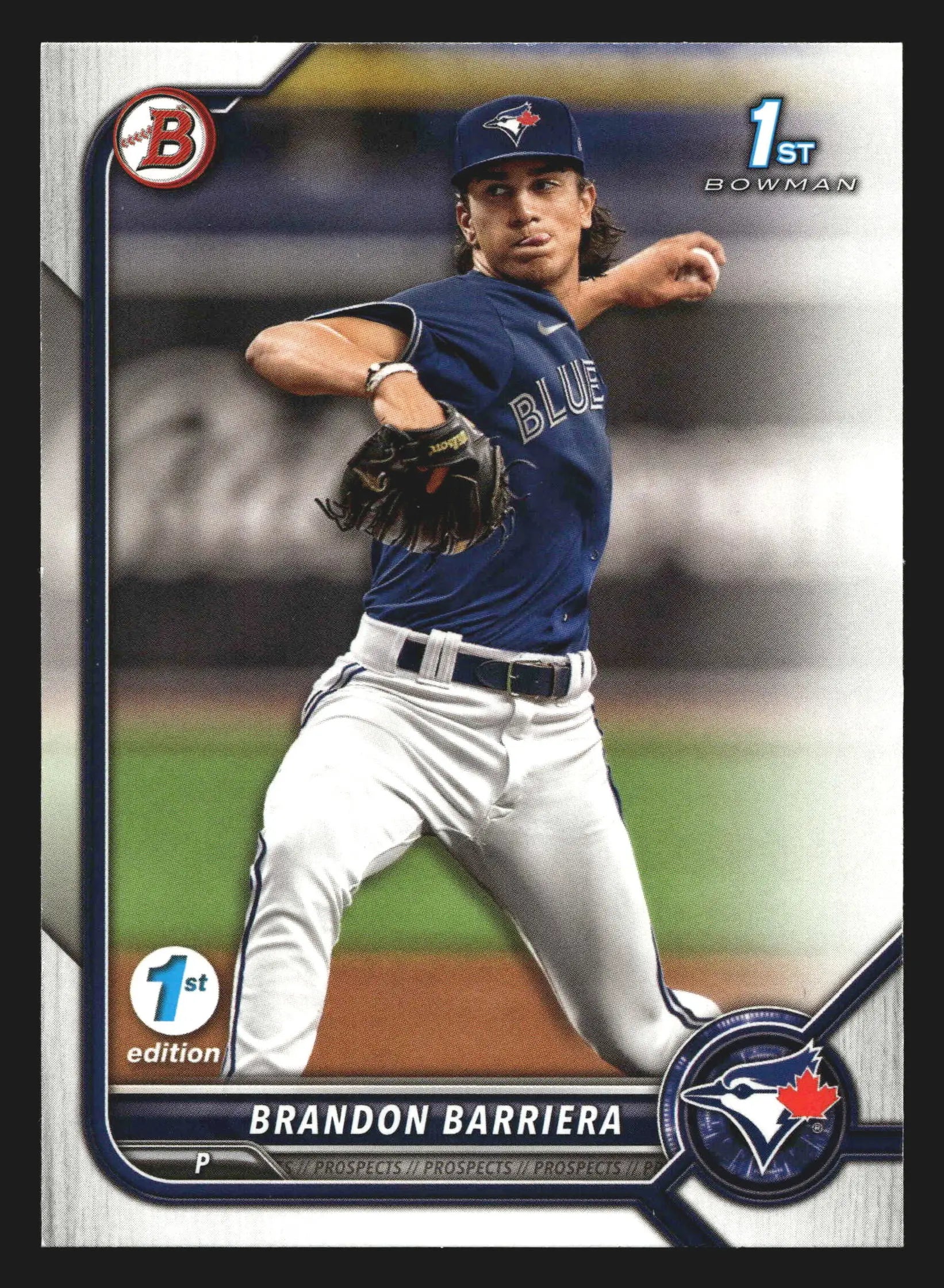 2022 Bowman Draft 1st Edition #BD-21 Brandon Barriera Blue Jays 1st Bowman - Baseball Card Single
