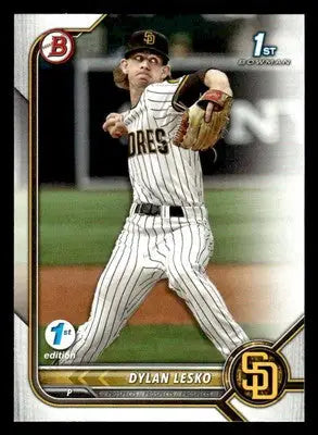 2022 Bowman Draft 1st Edition #BD-27 Dylan Lesko - Baseball Card Single