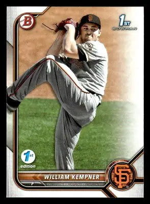 2022 Bowman Draft 1st Edition #BD-3 William Kempner - Baseball Card Single