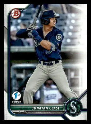 2022 Bowman Draft 1st Edition #BD-30 Jonatan Clase - Baseball Card Single