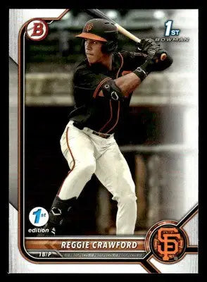 2022 Bowman Draft 1st Edition #BD-33 Reggie Crawford - Baseball Card Single