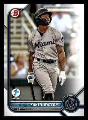 2022 Bowman Draft 1st Edition #BD-35 Kahlil Watson - Baseball Card Single