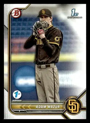 2022 Bowman Draft 1st Edition #BD-4 Adam Mazur - Baseball Card Single