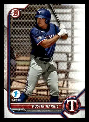 2022 Bowman Draft 1st Edition #BD-41 Dustin Harris - Baseball Card Single