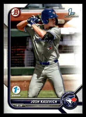 2022 Bowman Draft 1st Edition #BD-45 Josh Kasevich - Baseball Card Single