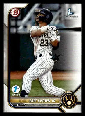 2022 Bowman Draft 1st Edition #BD-48 Eric Brown Jr. - Baseball Card Single