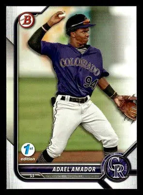 2022 Bowman Draft 1st Edition #BD-59 Adael Amador - Baseball Card Single