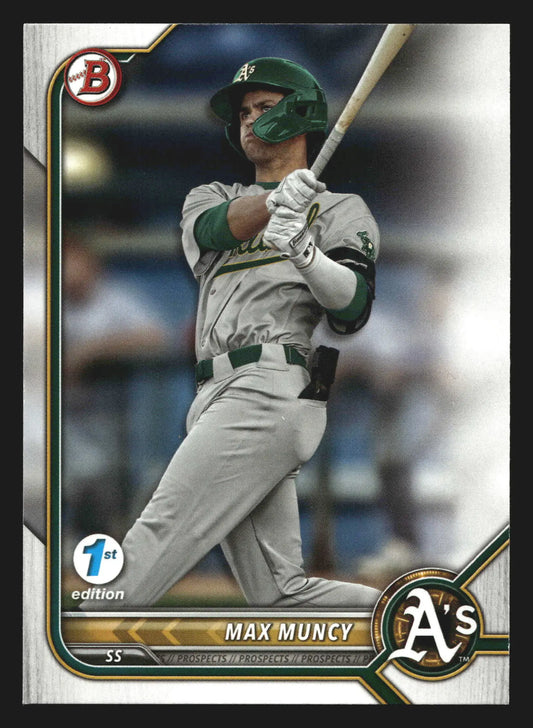 2022 Bowman Draft 1st Edition #BD-69 Max Muncy Athletics - Baseball Card Single